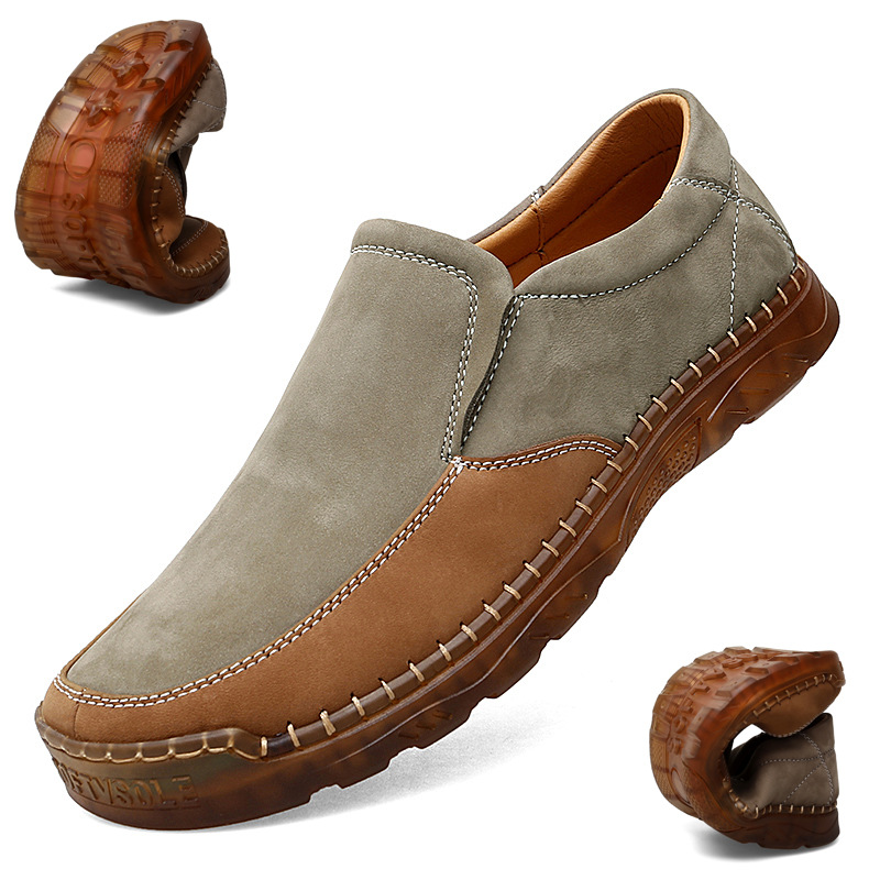 Leder Komfort Slipper Herren Herren